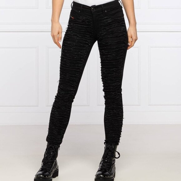 Brand New Diesel Jeans Size 30 DHARY Trashed Holed - Picture 1 of 10